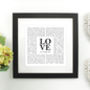 Personalised Wedding Vows Framed Print, thumbnail 1 of 8