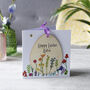 Personaslised Easter Floral Hanging Decoration And Card, thumbnail 6 of 7