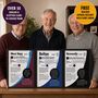 Personalised 70th Birthday Gift Birth Year Print For Football Fans, thumbnail 1 of 11