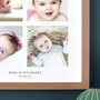 Personalised Six Photos Baby Print, thumbnail 2 of 7
