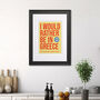 Personalised Typography Message Art Print, thumbnail 2 of 2