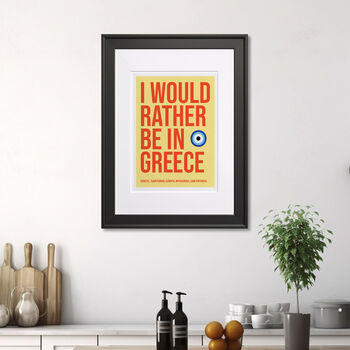 Personalised Typography Message Art Print, 2 of 2