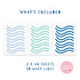 Sea Wave Wall Decals, thumbnail 2 of 2