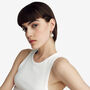 Spring Flower J Hoop Earrings, thumbnail 2 of 5