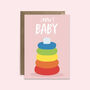 New Baby Card Stacking Toy Illustration, thumbnail 3 of 4