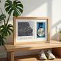 Personalised Great North Run Medal And Map Display Frame – Great North Runner Gift, thumbnail 1 of 9