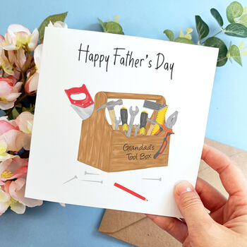 Tool Box Father's Day Card | Diy Card, 2 of 6