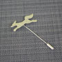 Sterling Silver Watercolour Baby Fox Pin, thumbnail 3 of 4