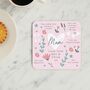 Personalised Mum's Affirmation Coaster For Mother's Day, thumbnail 3 of 4