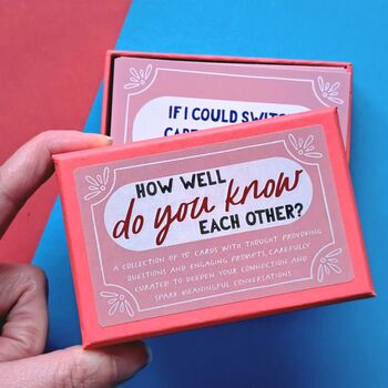 How Well Do You Know Each Other? Pack Of 15 Cards, 2 of 3