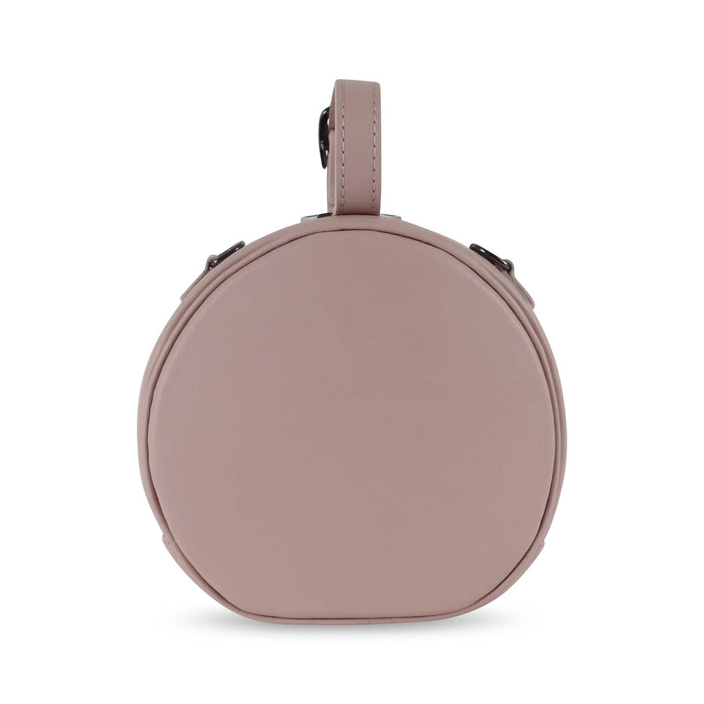 Leather Mini Round Hat Box Bag By The Leather Store