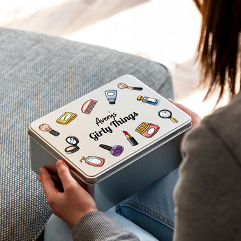Personalised Makeup Beauty Tin Gift, 4 of 4