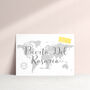 Travel Themed Wedding Table Name Cards, thumbnail 2 of 6