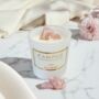 Rose Quartz | Love | Rosewood And Velvet Candle, thumbnail 1 of 5