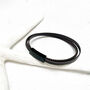 Classic Braided Leather Men's Bracelet, thumbnail 6 of 6