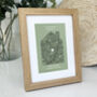 Our First Home Personalised Map Print, thumbnail 1 of 12