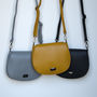 Leather Colourful Saddlebag Handbag, thumbnail 1 of 8