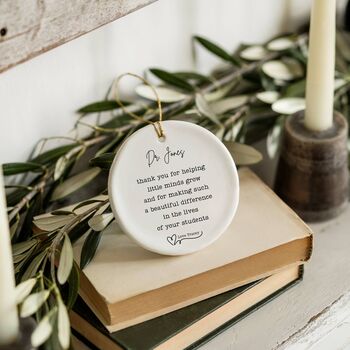 Personalised Teacher Thank You Bauble, 6 of 6