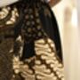 Men's Black Satin Batik Shorts, thumbnail 4 of 6