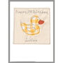 Personalised Duck Birthday Card For Him Or Her, thumbnail 11 of 12