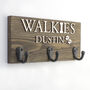 Personalised Walkie's And Names Dog Lead Holder, thumbnail 5 of 12