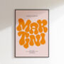 Espresso Martini Print | Cocktail Poster | Wall Art | A5 A4 A3 | Bold | Typographic | Drink | Bar | Print | Groovy |, thumbnail 5 of 7
