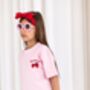 Personalised Embroidered Summer Strawberry T Shirt, thumbnail 4 of 9