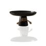 White Marble Serving Stand With Gold Pomegranate Detail, thumbnail 2 of 2