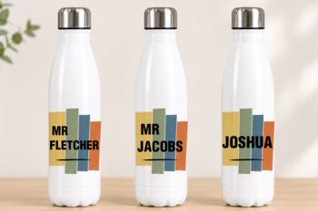 Teacher Colour Block Bottle, 3 of 3