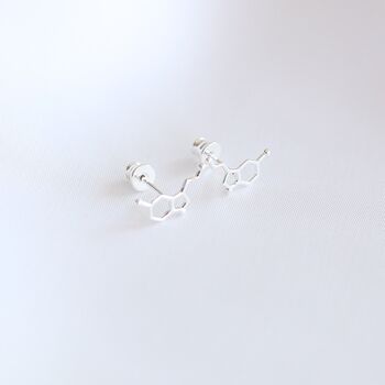 Serotonin Stud Earrings, Gift For Happiness, 3 of 5