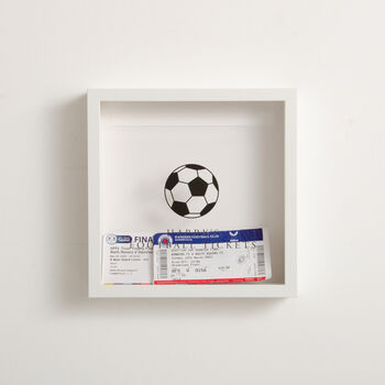 Personalised Football Tickets Memory Frame, 5 of 10