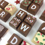Christmas Personalised Chocolate Squares, thumbnail 4 of 7