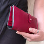 Leather Bifold Purse With Zip, thumbnail 10 of 10