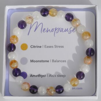 Menopause Support Crystal Bracelet Gift For Her, 4 of 7