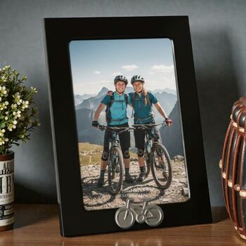 Personalised Cycling Photo Frame, 8 of 8