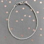 Rainbow Moonstone And Sterling Silver Bracelet, thumbnail 3 of 12