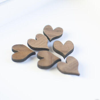 Personalised 5th Anniversary Gift Handmade Wooden Heart, 6 of 8