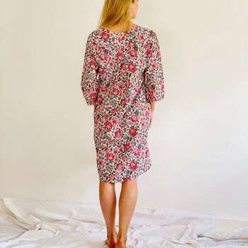 Kaftan Florence Nightdress In Country Vicarage Print, 3 of 7