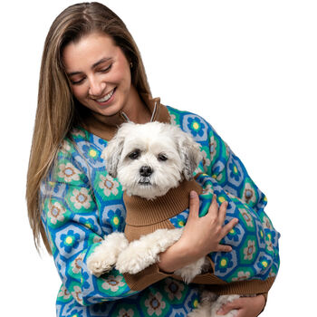 Matching Owner Dog Jumper Daisy Set, 5 of 12