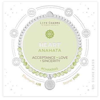 Heart Chakra Jade Bracelet, 3 of 8