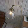 Antique Brass Floor Lamp, thumbnail 2 of 6