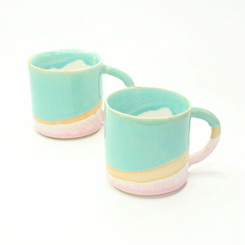 Handmade Shoreline Ceramic Mug, 5 of 5