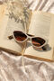 Cream Thick Diamond Frame Sunglasses, thumbnail 1 of 9