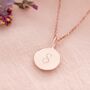 Sia Sterling Silver Personalised Initial Necklace, thumbnail 3 of 12