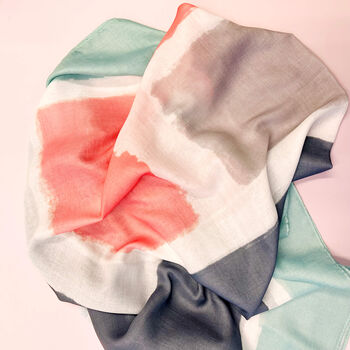 Personalised Summer Colourblock Scarf, 6 of 12