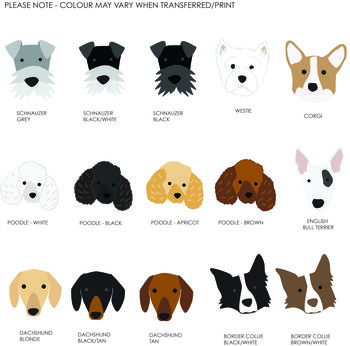 Personalised Favourite Human Dog Print, 6 of 12