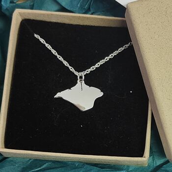 Isle Of Wight Shaped Pendant, 3 of 5