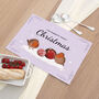 Personalised Robin Baubles Linen Placemat, thumbnail 2 of 5