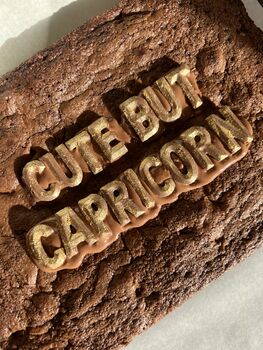 Personalised Message Letterbox Brownie, 3 of 4