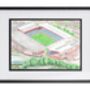 Aston Villa 'Aerial View' Stadium Art Print, thumbnail 3 of 3